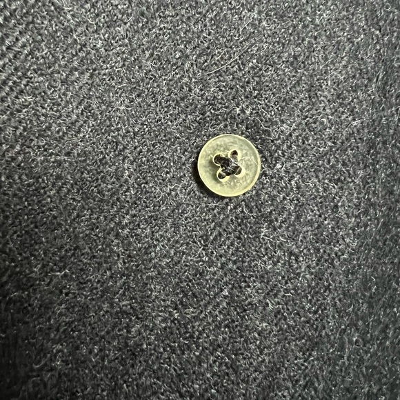 Gerald Austin Grey Herringbone Top Trench Coat 40 - Picture 8 of 11